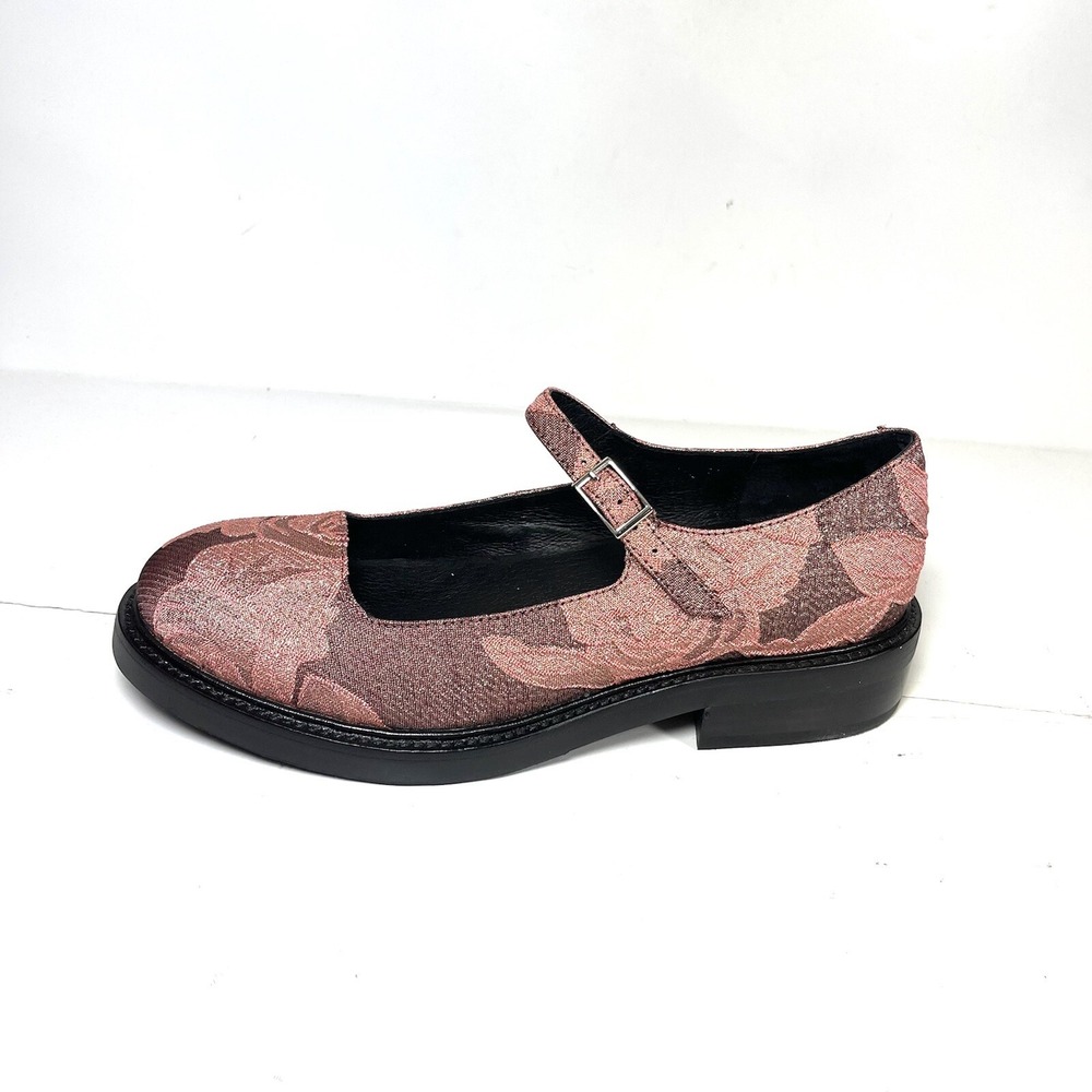 Jeffrey Campbell Shoes Women's 7 Pink‎ Rose Marj Mary Jane Fabric NIB